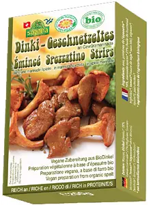 Dinki Spelt Strips Marinated Organic, 200 g