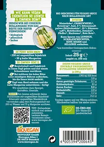 Meine vegane Sauce Hollandaise Bio, 28 g