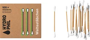 Cotton Swabs without Plastic | Bamboo and Cotton, 100 piece