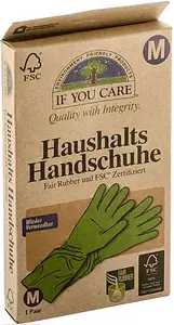 if you care Household Gloves FSC - Medium size, 1 piece