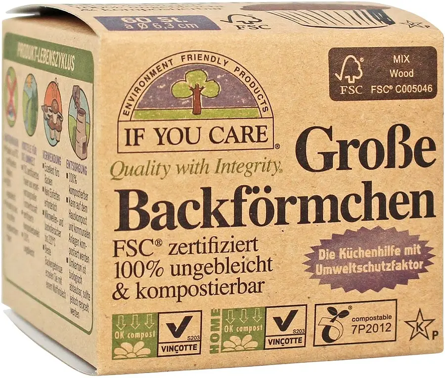 Baking Cups FSC LARGE  Ø