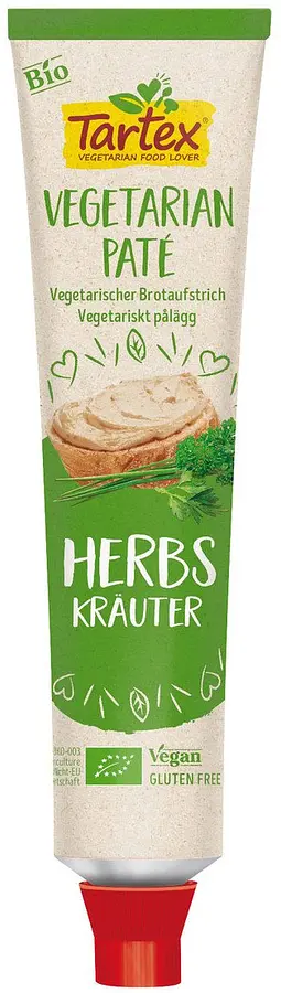 Tartex Pâté aux herbes Tartex tube, Bio