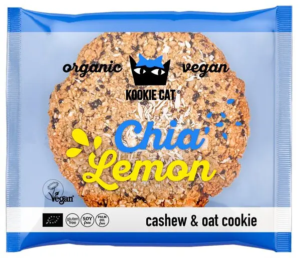 KOOKIE CAT Chia Lemon Biscuits sans gluten Bio