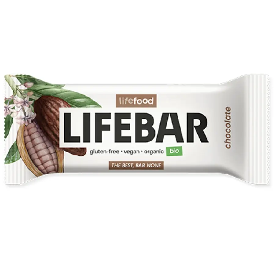 Barre énergétique Lifebar crudités chocolat bio