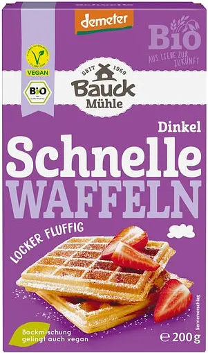 Baking Mix Spelt Waffles Organic