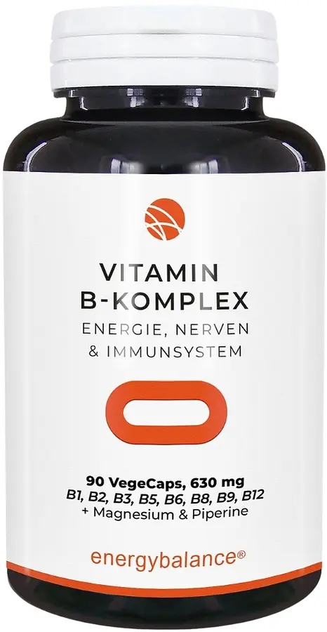 Vitamin B Complex plus Bio Vitamin C & Magnesium Kapseln
