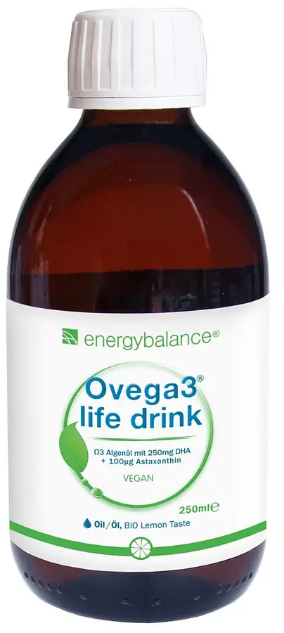 Ovega3 life Drink mit Omega-3 Algenöl