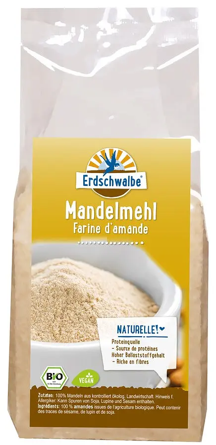 Mehl Mandelmehl natur Nicht entölt Bio