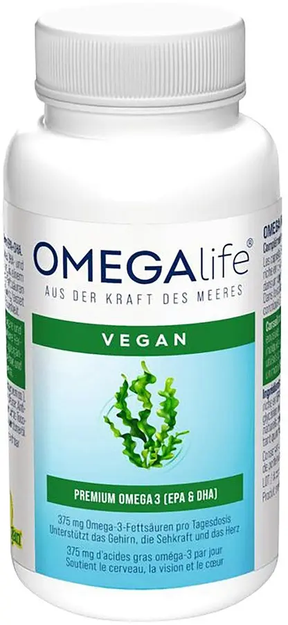 OMEGA-life Vegan Omega 3, 60 capsules