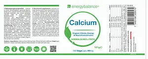 Calcium High Bioavailability 90mg Kapseln, 180 piece