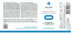 Selenium Organic High Natural 60µg Kapseln, 90 piece