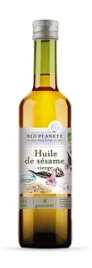 Huile de sésame vierge Bio, 500 ml