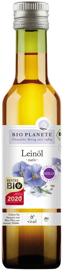 Huile de lin vierge Bio