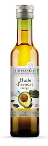 Huile d'avocat vierge Bio, 250 ml