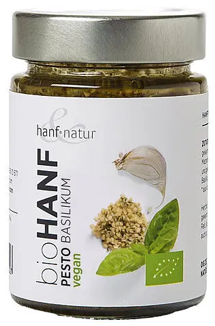 Pesto Chanvre basilic Vert Bio