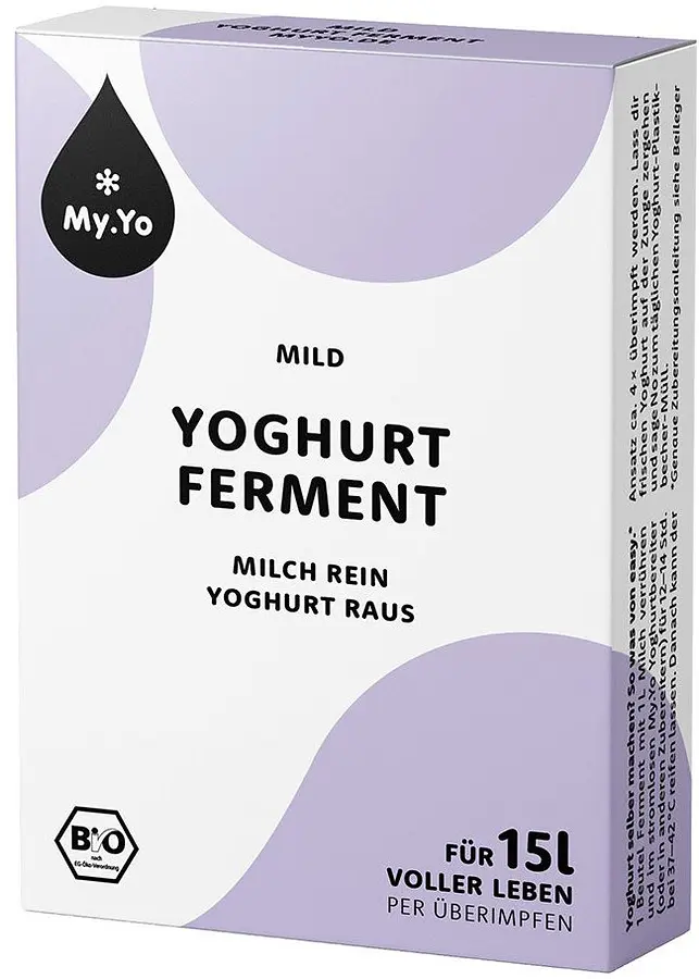 My.Yo Probiotic Ferments MILD Organic (3 bags)