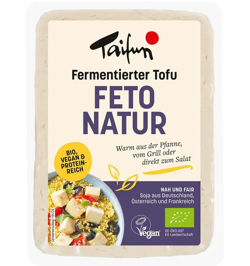 Tofu FETO Natur Fermentiert Bio