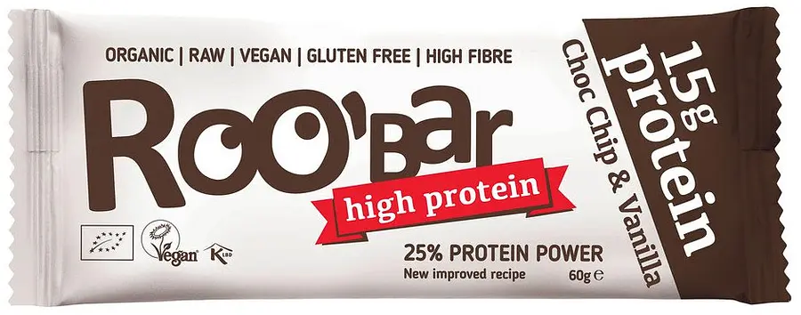 Barres Crues Protein Chocolat Chip Bio