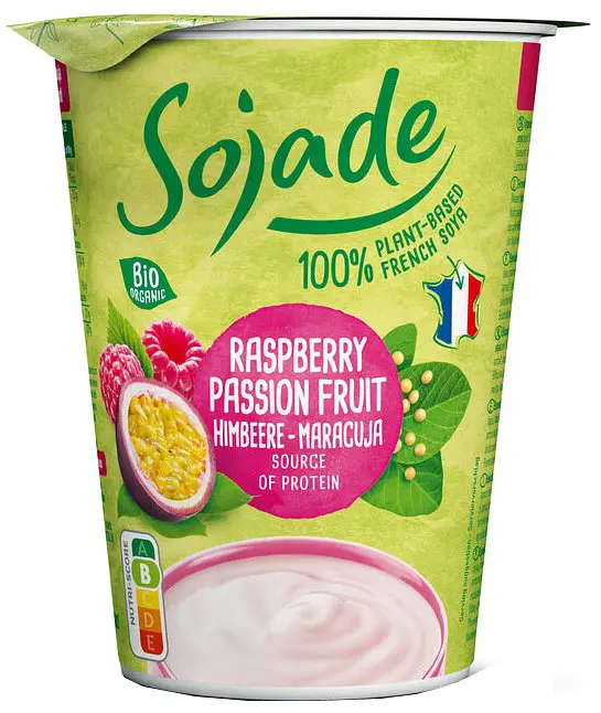 Sojade So Soya! Passion Fruit Raspberry Maracuja, Organic