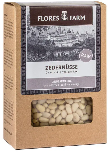 Premium Noix de cèdre Qualité Crudité Bio