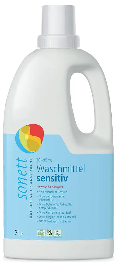 Laundry Liquid 30–95 °C SENSITIVE (without perfume)