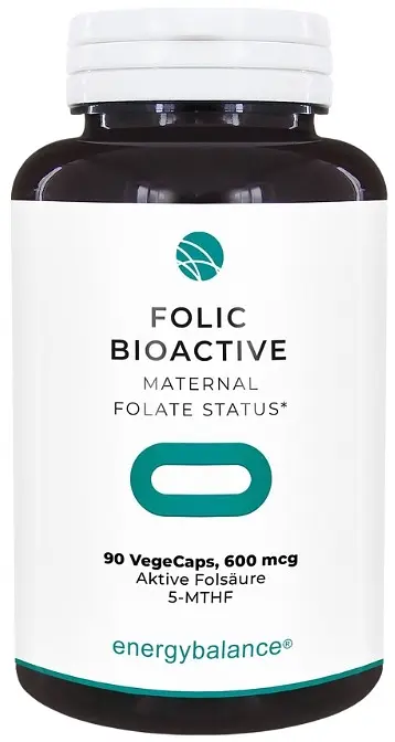 Folsäure Folic Bio-Active 5-MTHF 600µg Kapseln