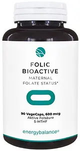 Folsäure Folic Bio-Active 5-MTHF 600µg Kapseln, 90 Stück