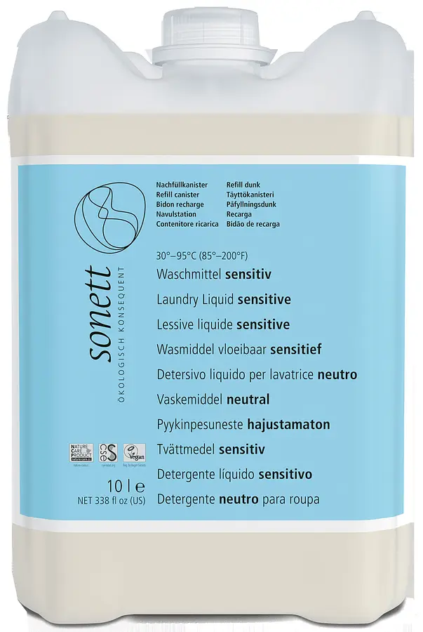 Laundry Liquid 30–95 °C SENSITIVE (without perfume) Bulk Buy