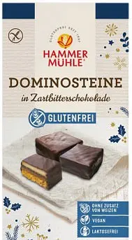 Dominosteine in Zartbitterschokolade Bio