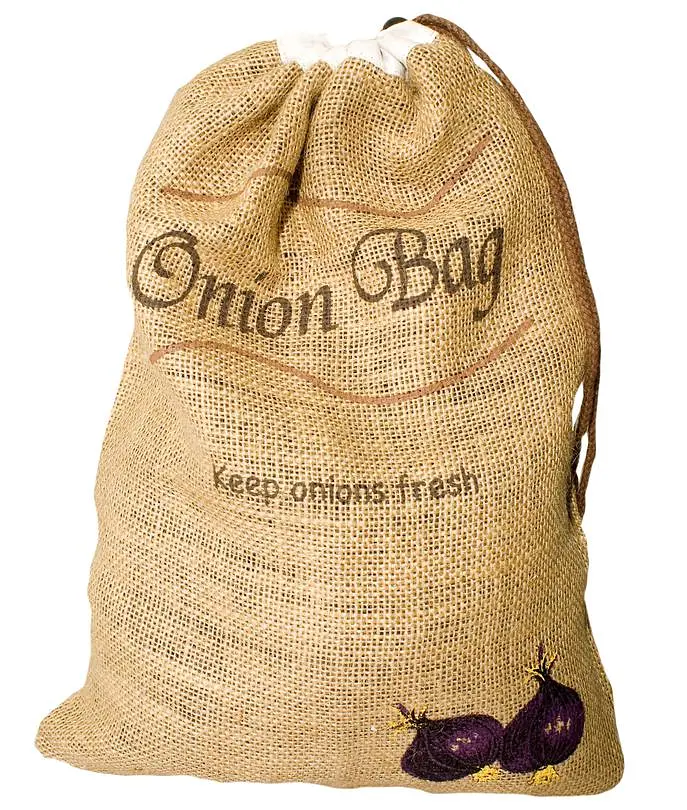 Bag for Onions made from Jute