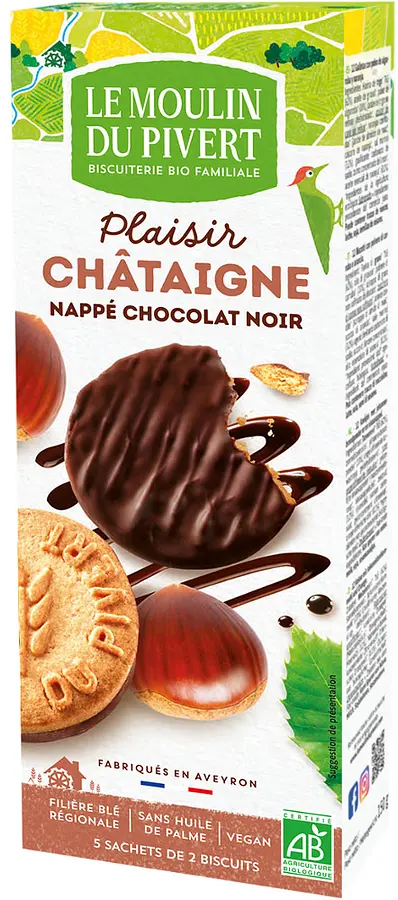 Biscuits Sablés à la Châtaigne Bio