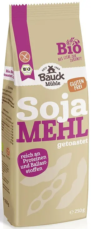 Mehl Sojamehl getoastet glutenfrei Bio
