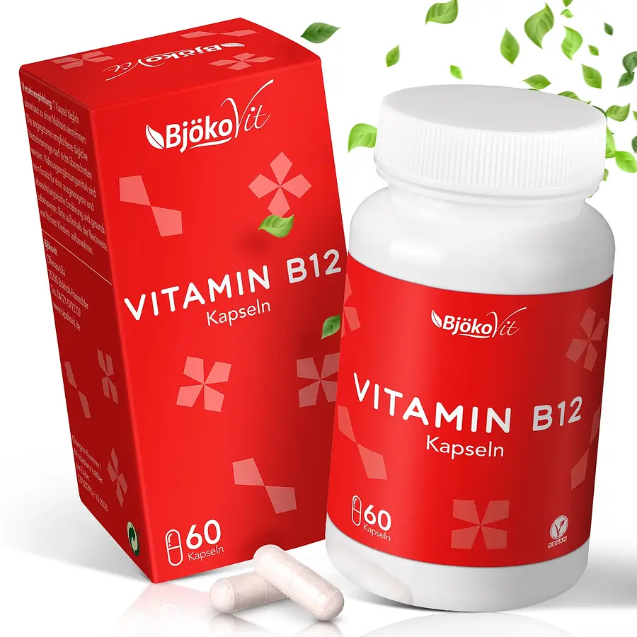 Vitamin B12 1000µg Vegan, 60 Capsules