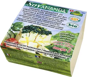 Alternative Vegan au Fromage Grec avec Herbes Bio, 200 g