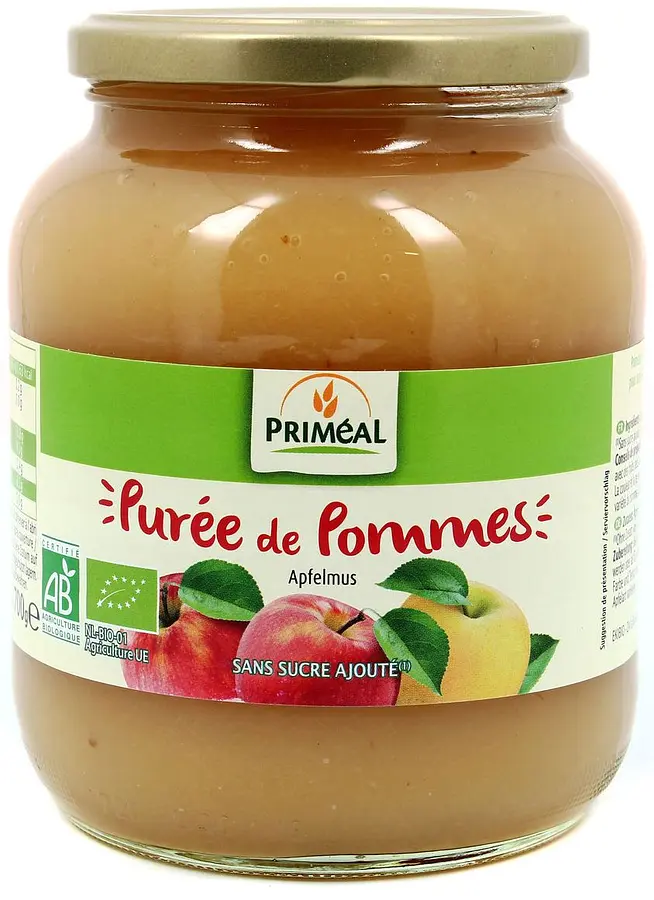Purée de pommes Sans sucres ajoutés Bio