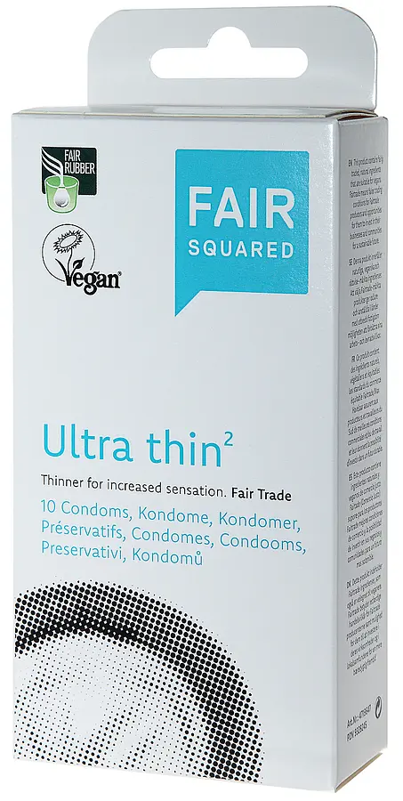 Fair Squared Condoms Ultra Thin 10 Pcs