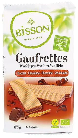 Gaufrettes Chocolat Bio