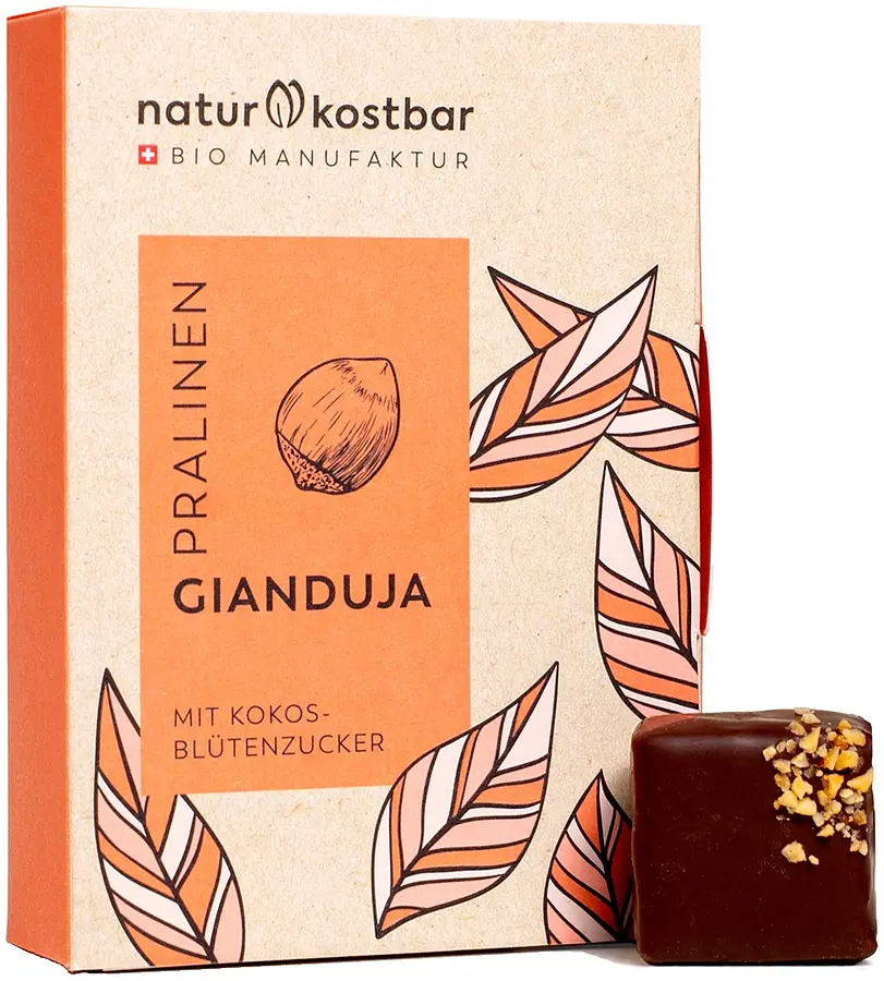 Pralinés Gianduja Box of 6 Organic