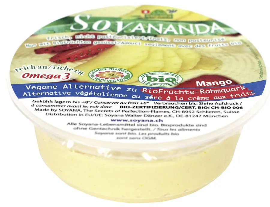 Soy Based Alternative to Quark / Curd Cheese Mango Organic