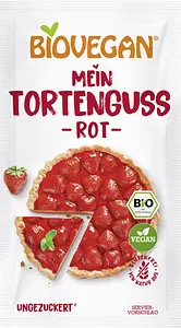 Tortenguss Rot ohne Zucker Bio, 7 g