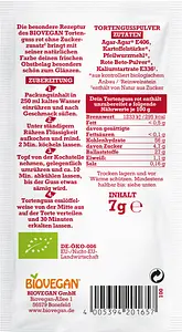 Tortenguss Rot ohne Zucker Bio, 7 g