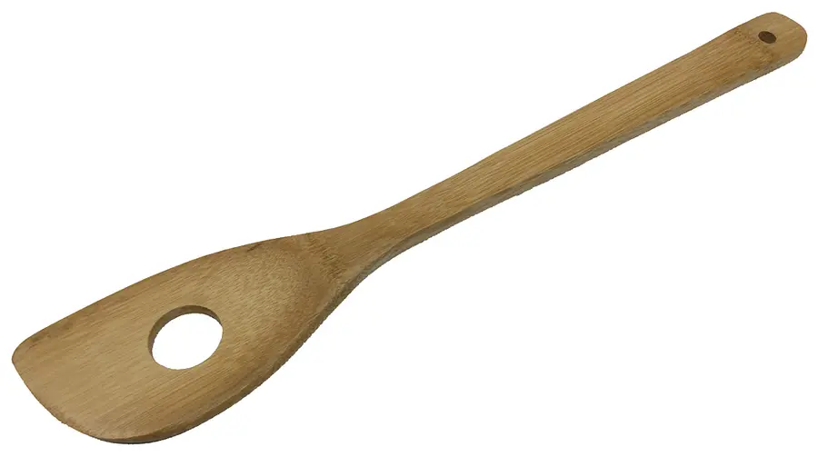 Bamboo Kitchen Aid Spoon with hole