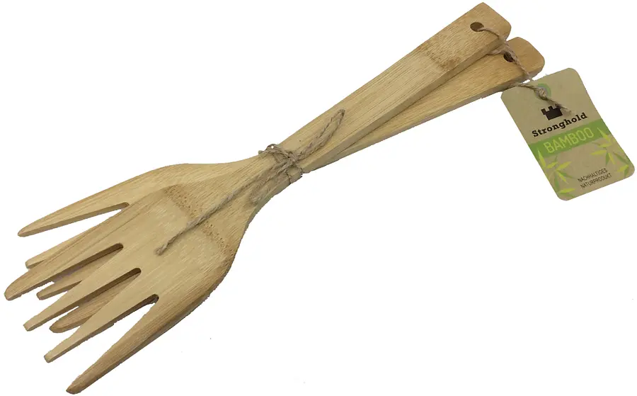 Bamboo Kitchen Aid Wooden Forks, 30cm