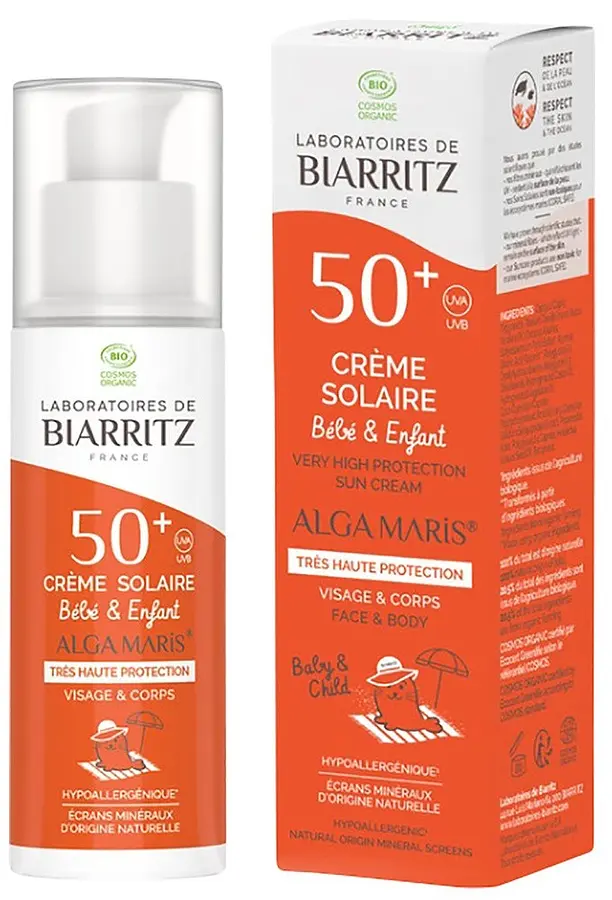 Algamaris Sunscreen for CHILDREN SPF 50+ Organic