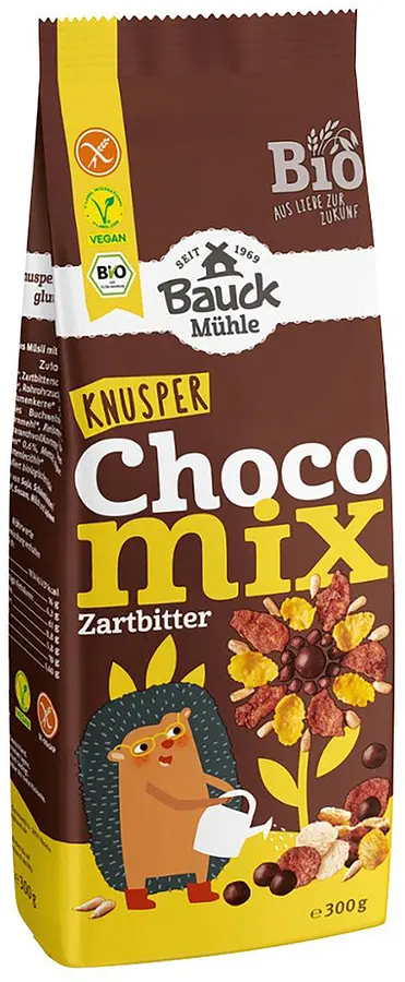 Cereal Crunchy Breakfast Dark Chocolate Gluten Free Organic