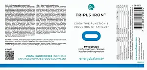Eisen Tripl3 Iron 582mg Kapseln, 60 Stück