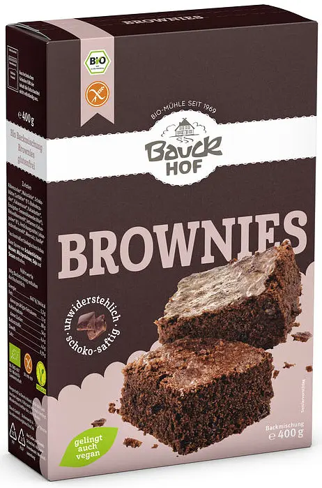 Backmischung Brownies glutenfrei Bio