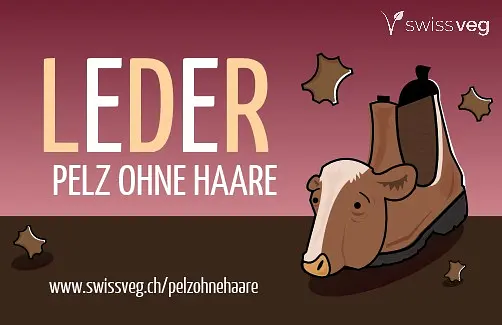 Sticker: Leder- Pelz ohne Haare