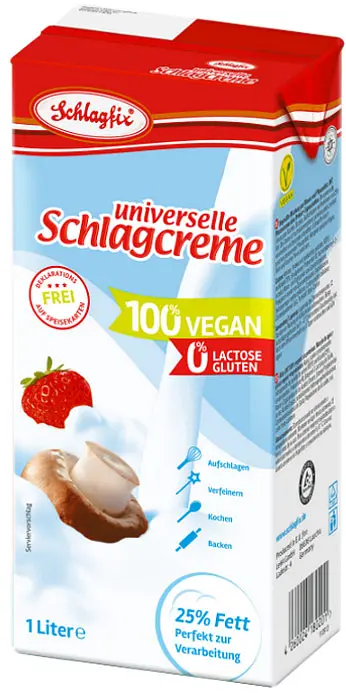 Schlagcreme SCHLAGFIX ungesüsst 25% Fett
