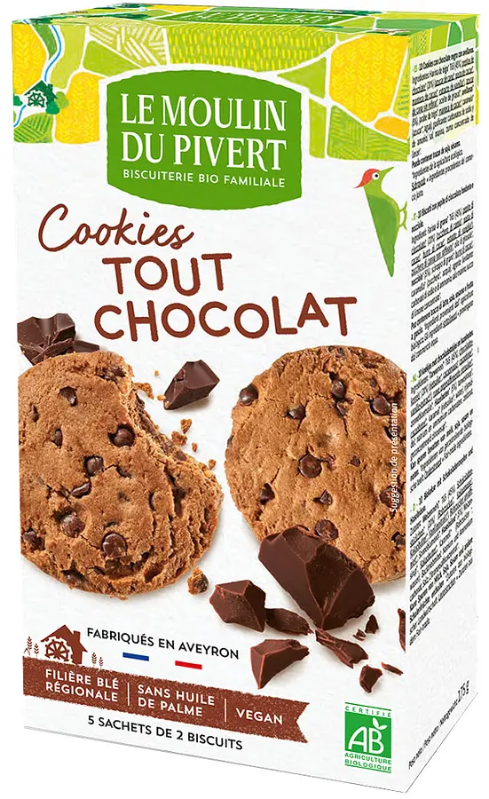 Biscuits Cookies Tout Choco Bio